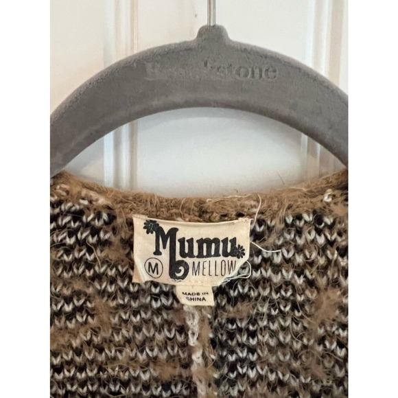 Show‎ Me Your Mumu Mellow Cozi Cardi Open Sweater Leopard Long Medium - Picture 3 of 7